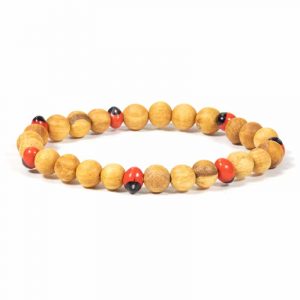 Palo Santo Armband med Huayruro Kralen