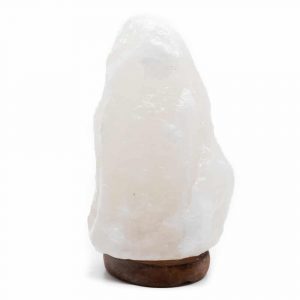 Himalaya Saltlampa Vit (1-2 kg) ca. 15 x 11 x 9 cm