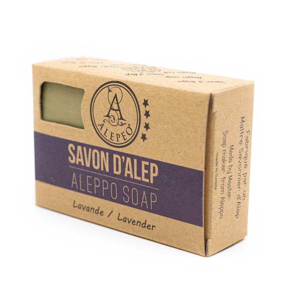 Aleppo Tvål Lavender - 8% Lagerbärsolja - 100 gram