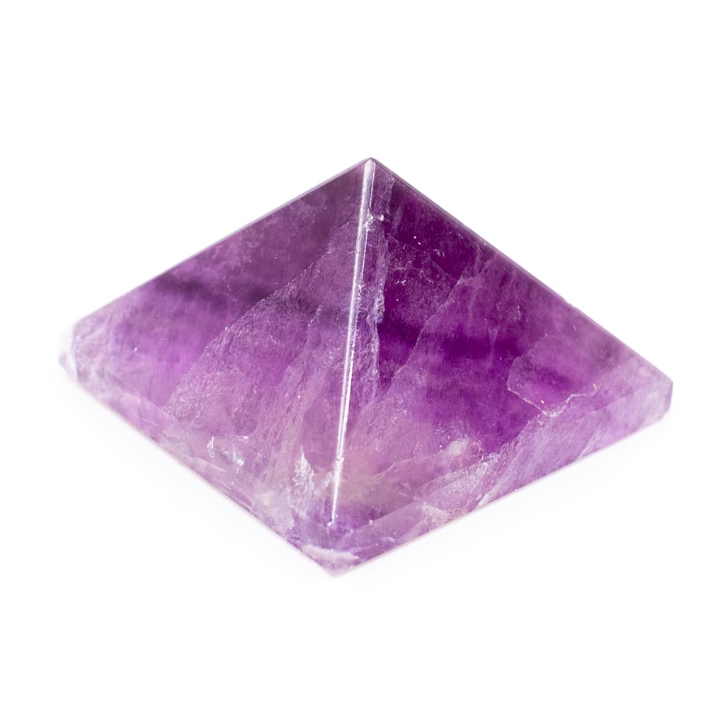 Ädelsten Pyramid Fluorit - 25 mm