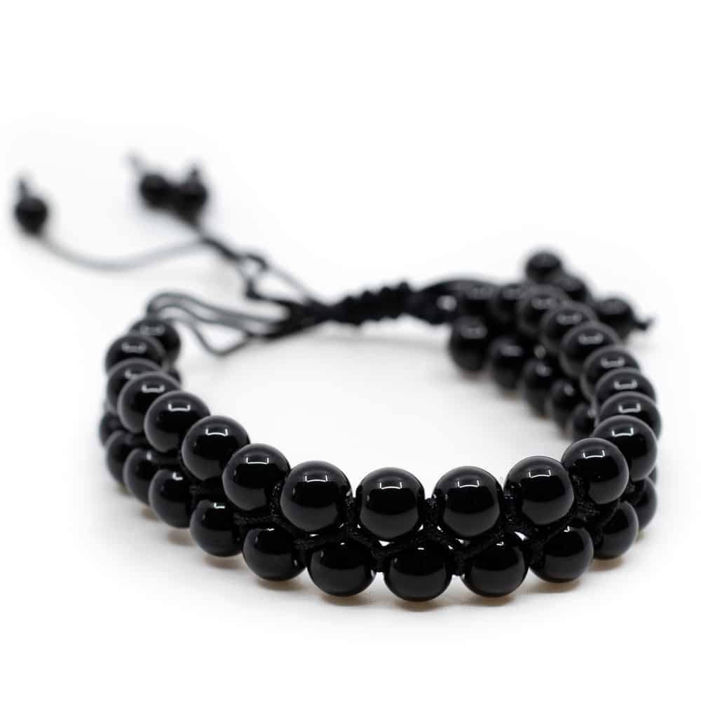 Ädelsten Armband Svart Agat