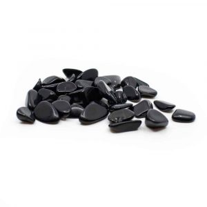 Tumlade Svarta Obsidian Stenar (20-40 mm) - 200 gram