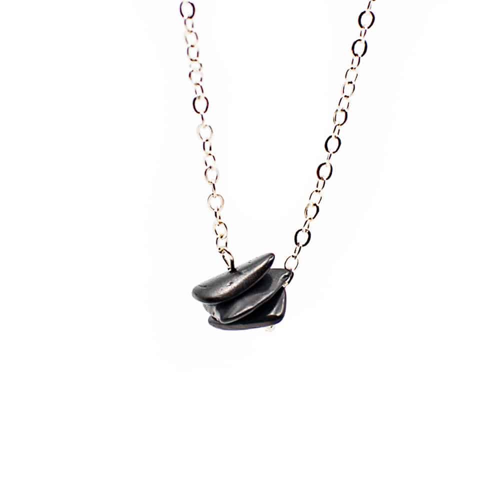 Shungit Halsband "Protective Three"