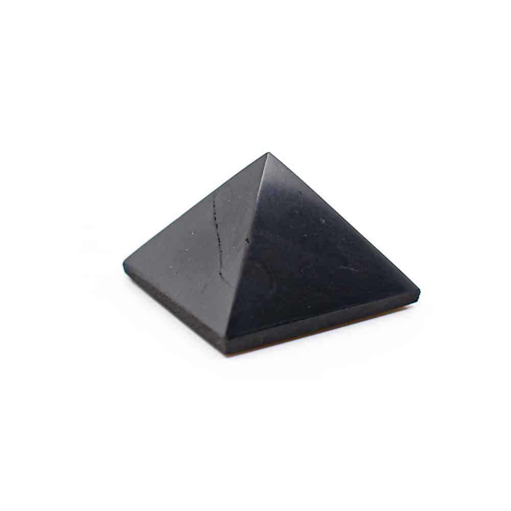 Ädelsten Pyramid Shungit Polerad - 40 mm