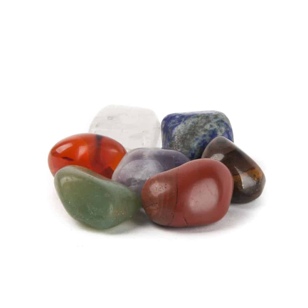 7 Chakra Tumlade Stenar Set
