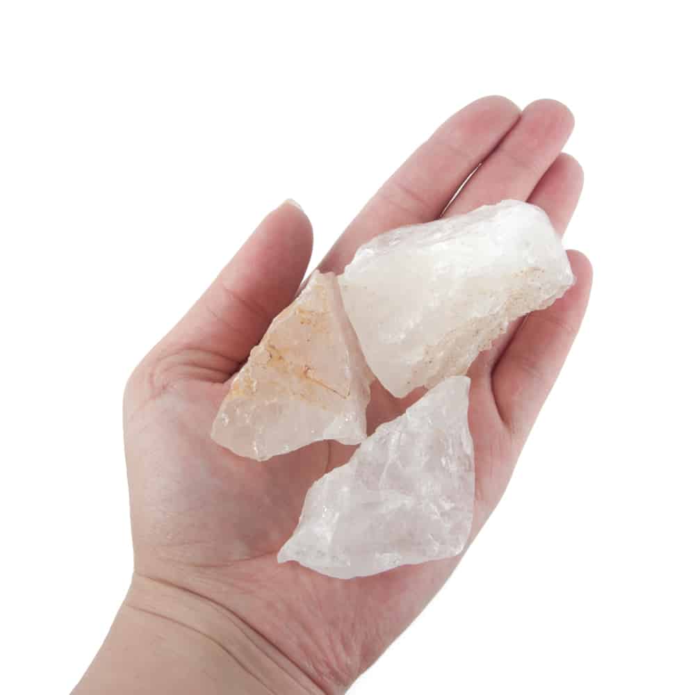 Rå Bergkristall Ädelsten 4-6 cm