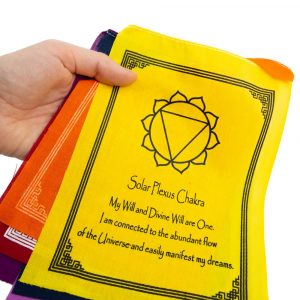 Böneflaggor 7 Chakras Bomull Med Text - 150 cm
