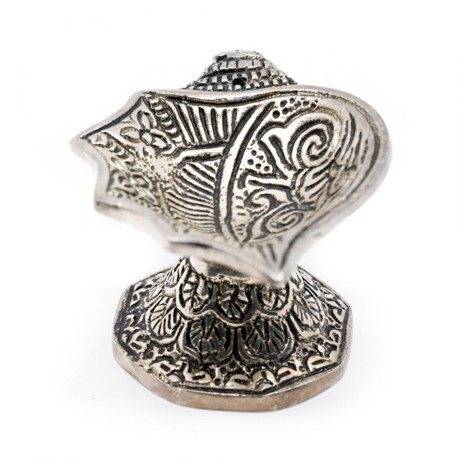 Rökelsebrännare Traditionell För Koner Silver Färgad