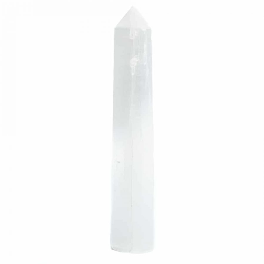 Ädelsten Obelisk Spets Selenit - 90-120 mm