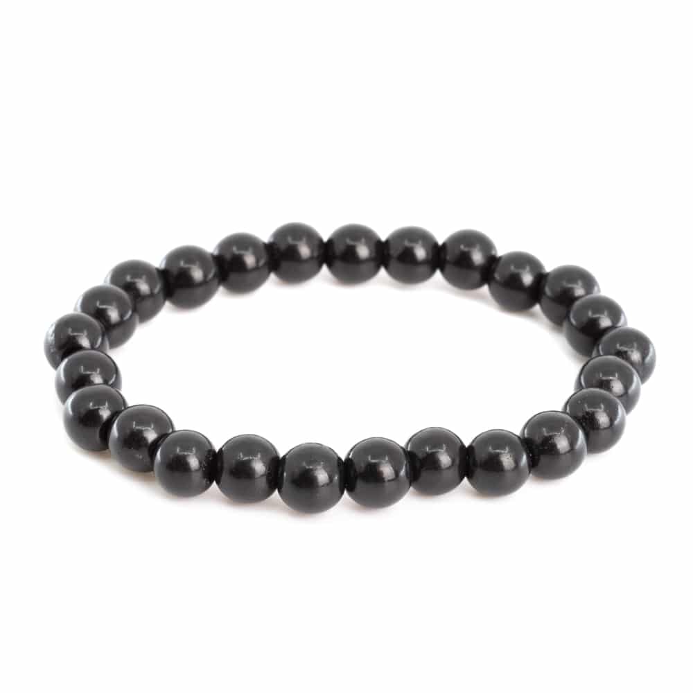 Ädelsten Armband Shungit (8mm Pärlor)