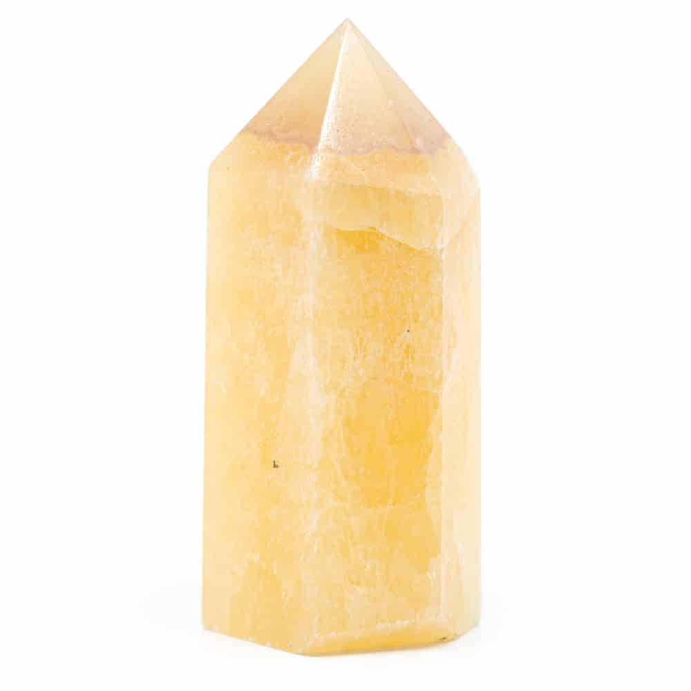 Ädelsten Obelisk Spets Gul Jade 40 - 65 mm