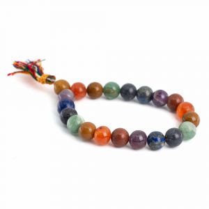 Ädelsten Armband Chakra "Power Beads" - 8 mm