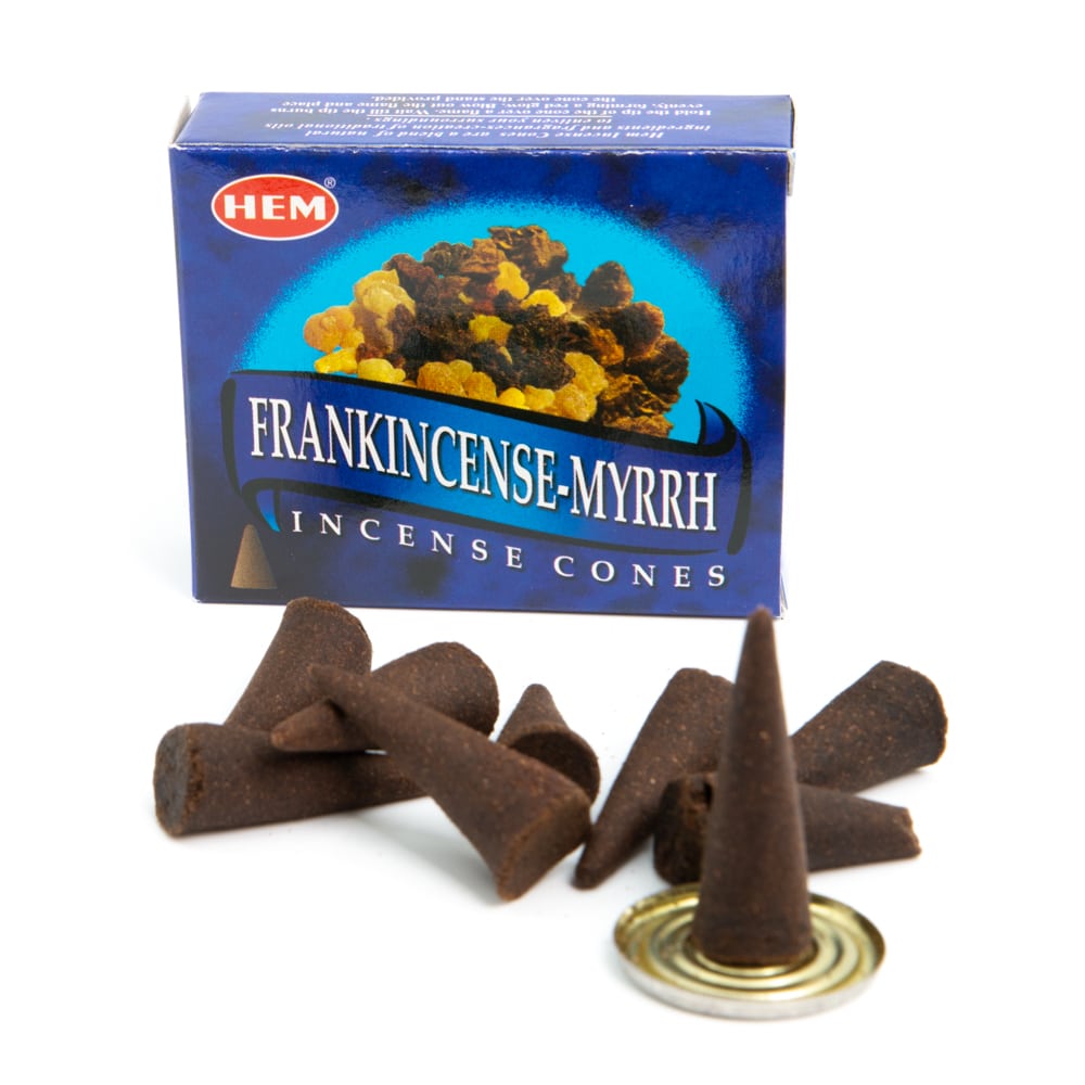HEM Frankincense Myrra Rökelsekoner (1 Låda)