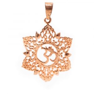 Lotus OHM Hänge Roséguld Färgad(30 mm)