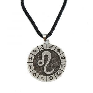 Horoskop Metall Hänge Lejonet  (40 mm)