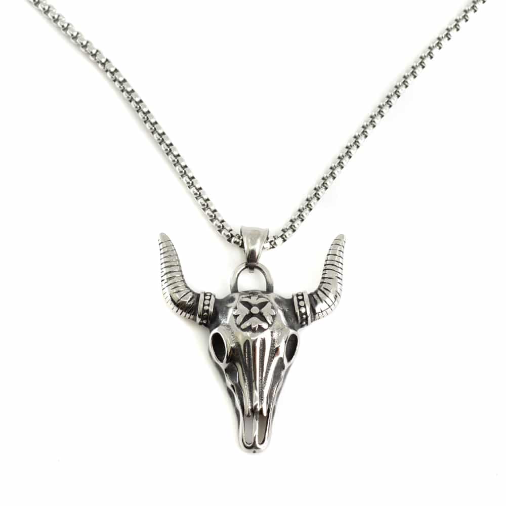 Viking Hänge Tjur Dödskalle