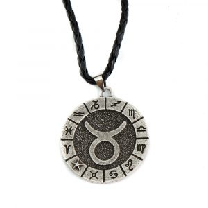 Horoskop Metall Hänge Oxen (40 mm)