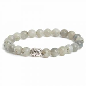 Ädelsten Armband Labradorit med Buddha