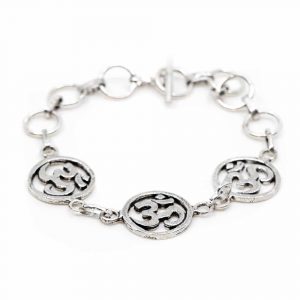 Armband OHM Charms Silverfärgad (18 cm)