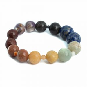 Ädelsten Armband 7 Chakra - 2 x 1 Pärlor