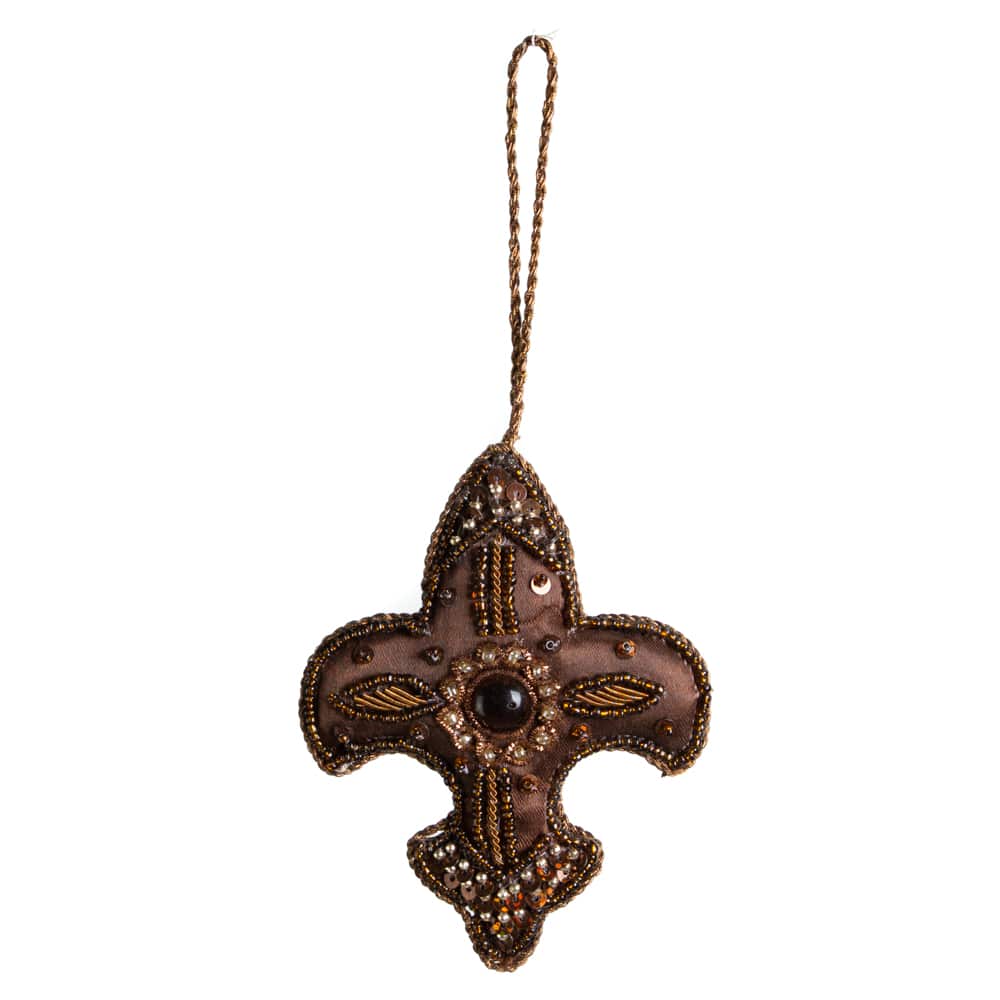 Traditionell Dekorationshänge Fleur de Lis (17 cm)