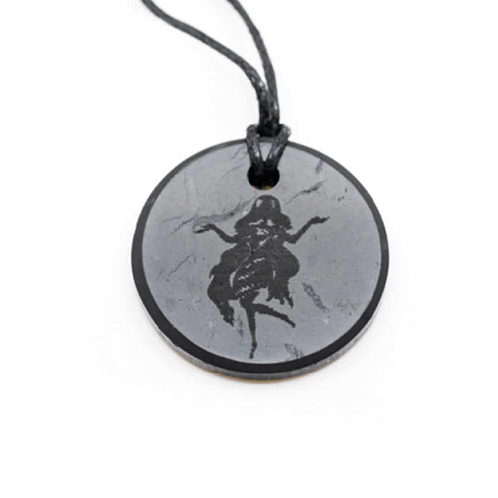 Shungit Horoskop Hänge Jungfrun (30 mm)