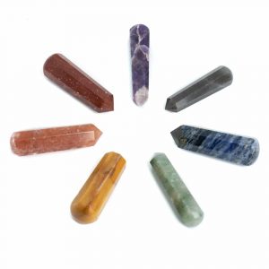 Massagestav Chakra set med 7 Stycken